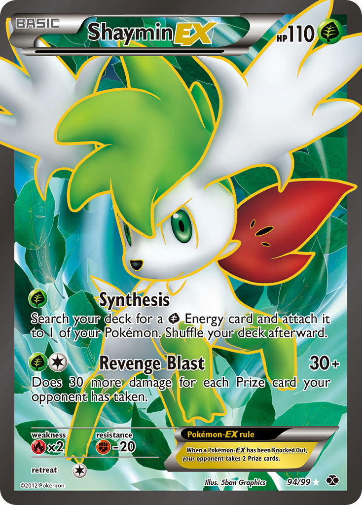 Shaymin EX (94/99) [Black & White: Next Destinies] | Play N Trade Winnipeg