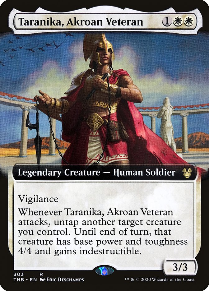 Taranika, Akroan Veteran (Extended) [Theros Beyond Death] | Play N Trade Winnipeg