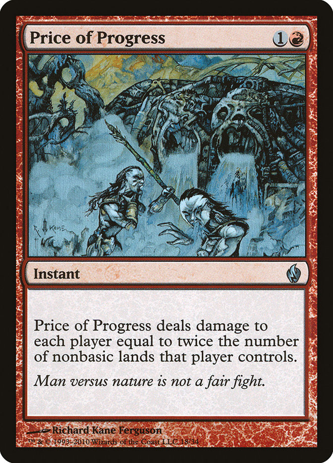 Price of Progress [Premium Deck Series: Fire and Lightning] | Play N Trade Winnipeg