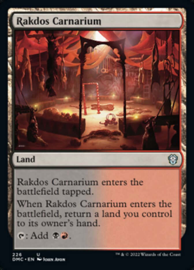 Rakdos Carnarium [Dominaria United Commander] | Play N Trade Winnipeg