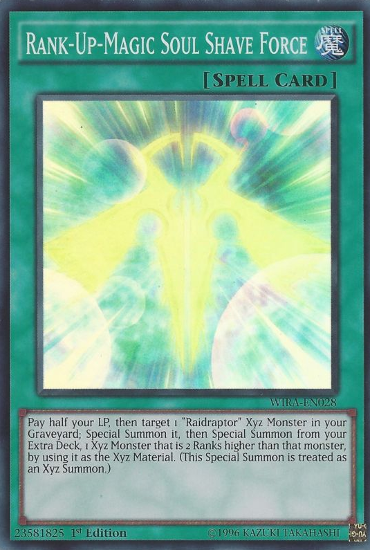 Rank-Up-Magic Soul Shave Force [WIRA-EN028] Super Rare | Play N Trade Winnipeg