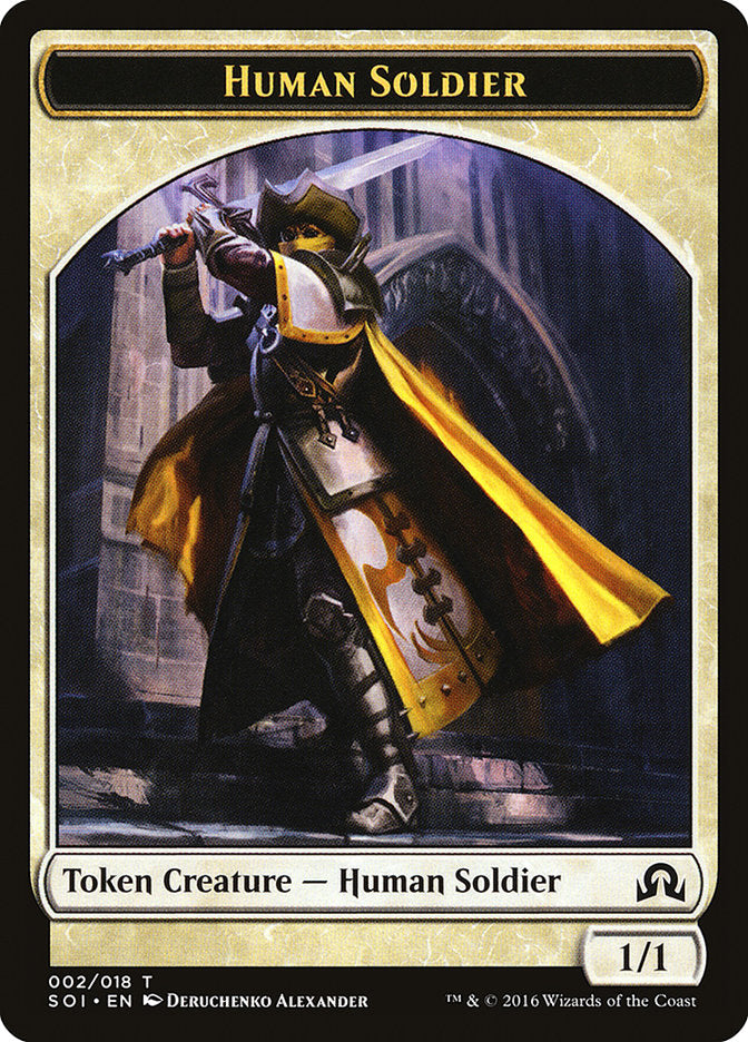 Human Soldier [Shadows over Innistrad Tokens] | Play N Trade Winnipeg