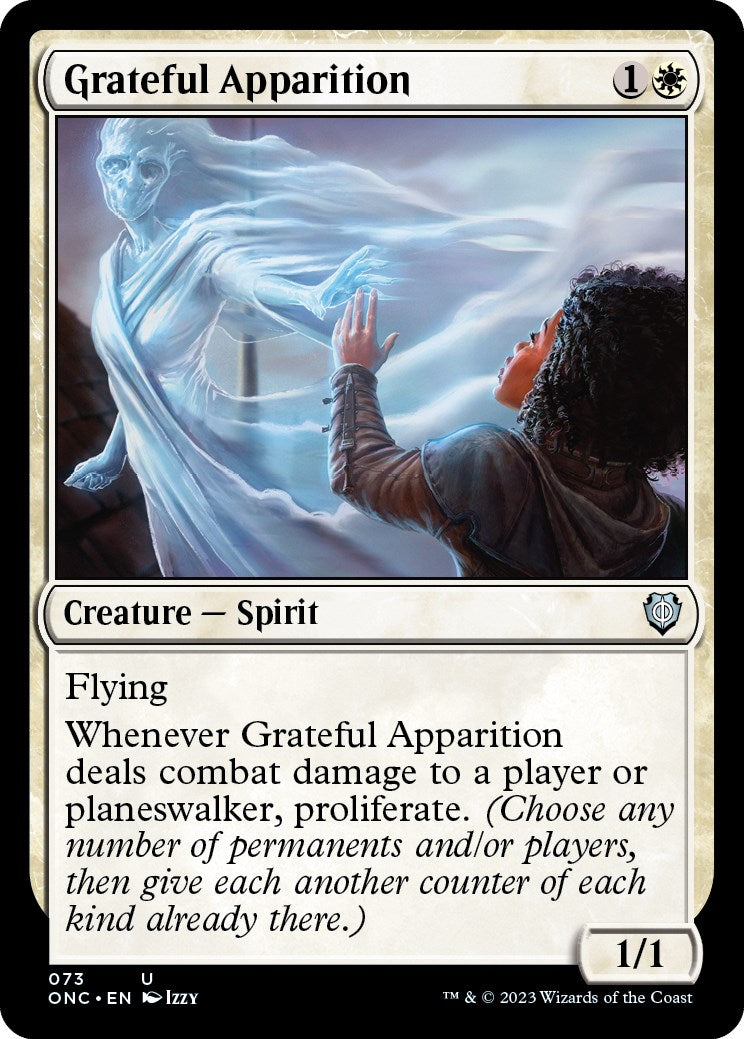 Grateful Apparition [Phyrexia: All Will Be One Commander] | Play N Trade Winnipeg