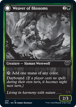 Weaver of Blossoms // Blossom-Clad Werewolf [Innistrad: Double Feature] | Play N Trade Winnipeg