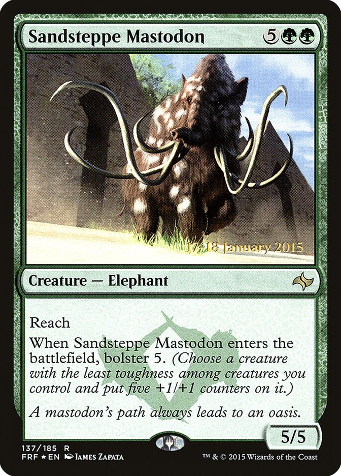 Sandsteppe Mastodon  [Fate Reforged Prerelease Promos] | Play N Trade Winnipeg