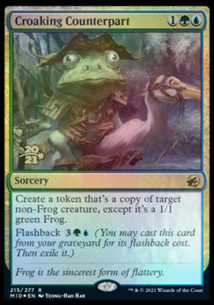 Croaking Counterpart [Innistrad: Midnight Hunt Prerelease Promos] | Play N Trade Winnipeg