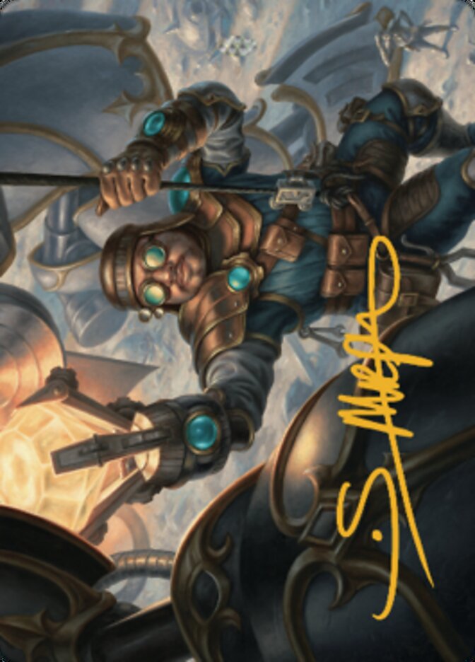 Powerstone Engineer Art Card (Gold-Stamped Signature) [The Brothers' War Art Series] | Play N Trade Winnipeg
