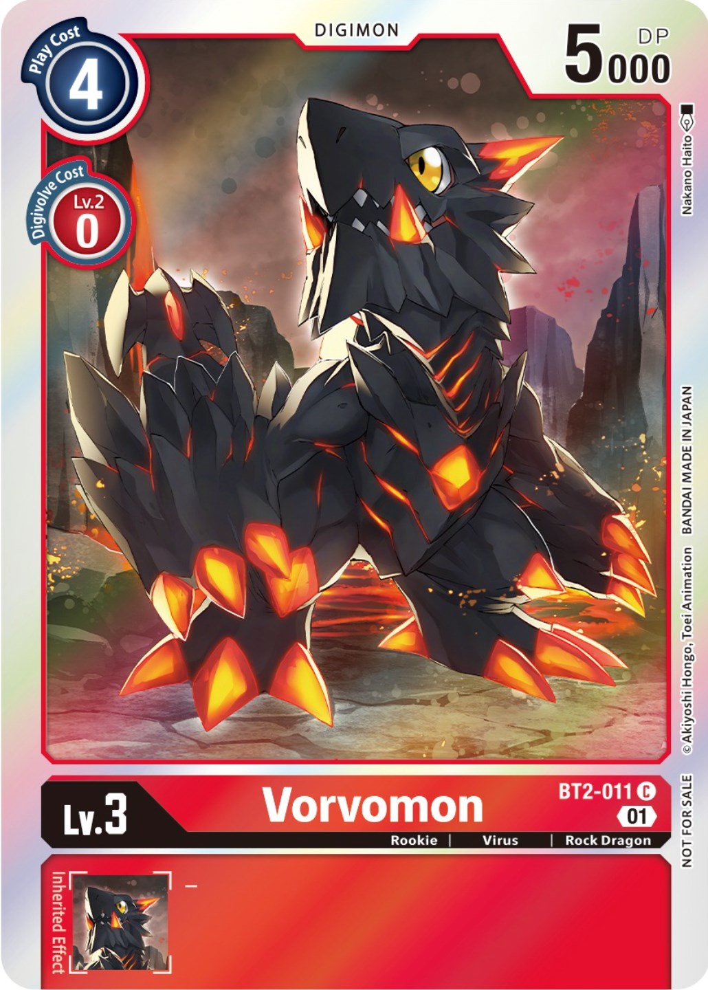 Vorvomon [BT2-011] (ST-11 Special Entry Pack) [Release Special Booster Promos] | Play N Trade Winnipeg