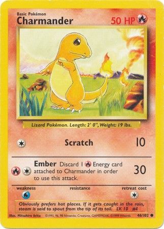 Charmander (46/102) [Base Set Unlimited] | Play N Trade Winnipeg