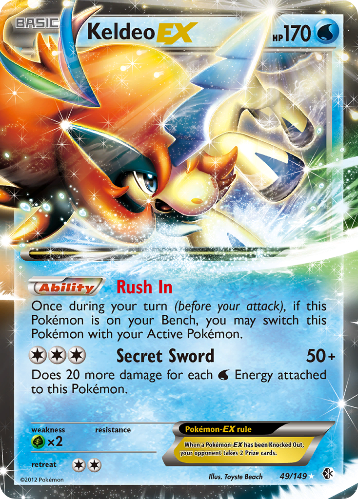 Keldeo EX (49/149) [Black & White: Boundaries Crossed] | Play N Trade Winnipeg