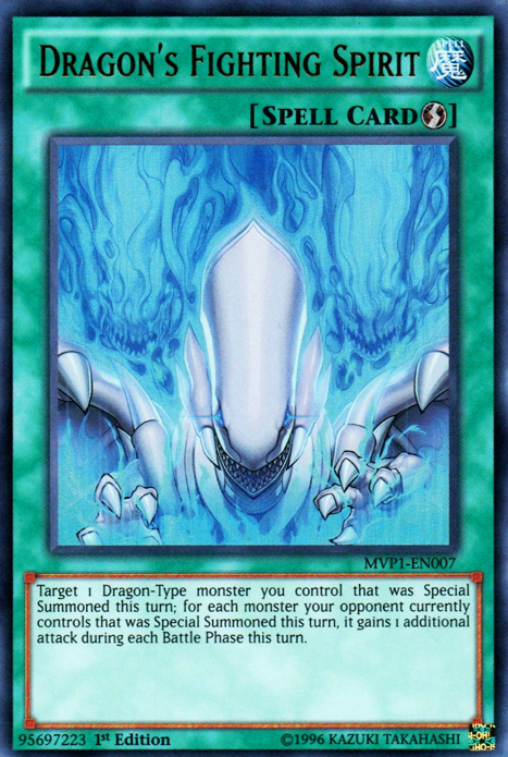 Dragon's Fighting Spirit [MVP1-EN007] Ultra Rare | Play N Trade Winnipeg