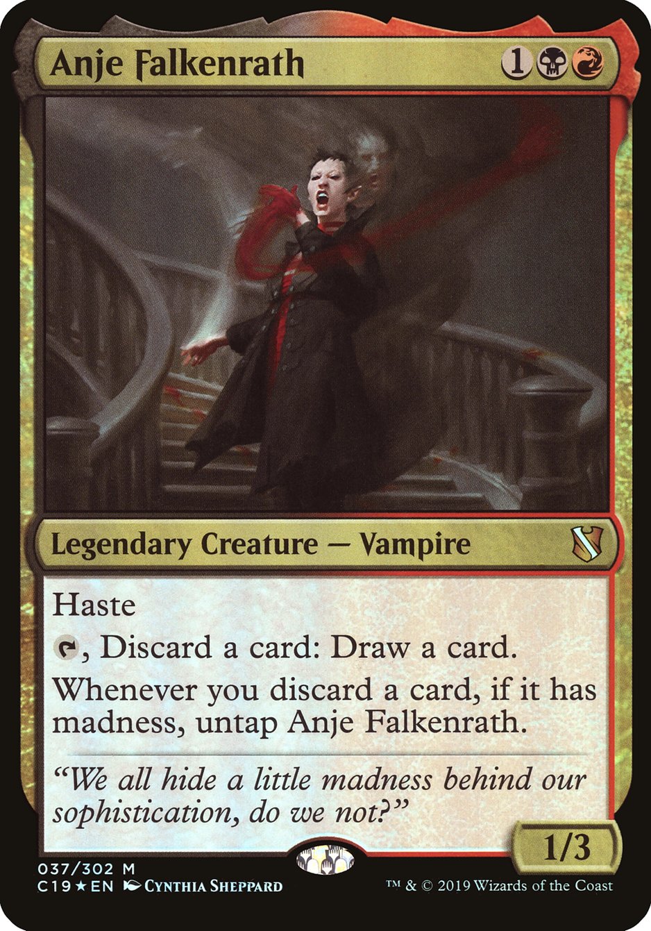 Anje Falkenrath (Oversized) [Commander 2019 Oversized] | Play N Trade Winnipeg