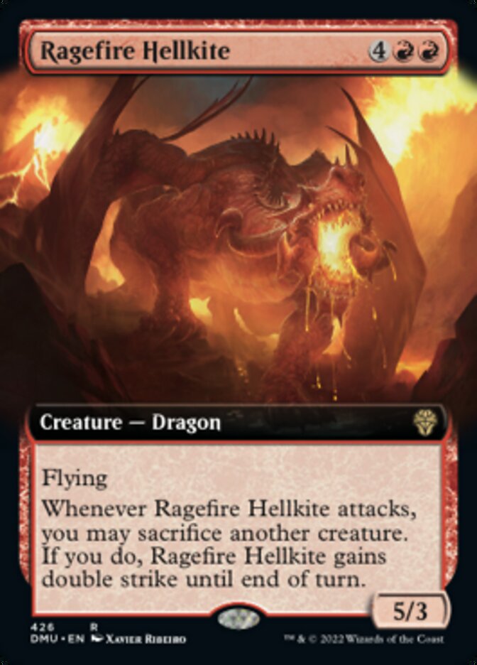 Ragefire Hellkite (Extended Art) [Dominaria United] | Play N Trade Winnipeg