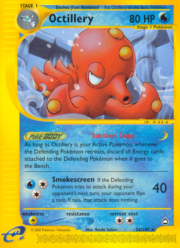 Octillery (26/147) [Aquapolis] | Play N Trade Winnipeg