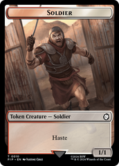 Radiation // Soldier (0010) Double-Sided Token [Fallout Tokens] | Play N Trade Winnipeg
