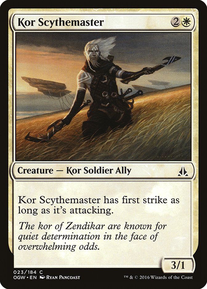 Kor Scythemaster [Oath of the Gatewatch] | Play N Trade Winnipeg