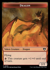 Soldier // Dragon (0020) Double-Sided Token [Commander Masters Tokens] | Play N Trade Winnipeg