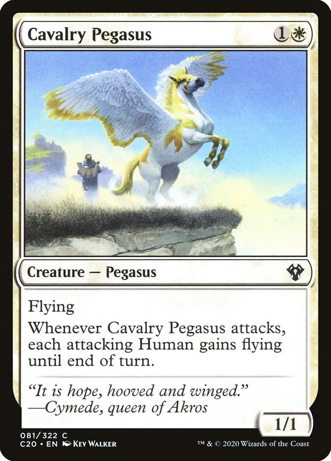 Cavalry Pegasus [Commander 2020] | Play N Trade Winnipeg