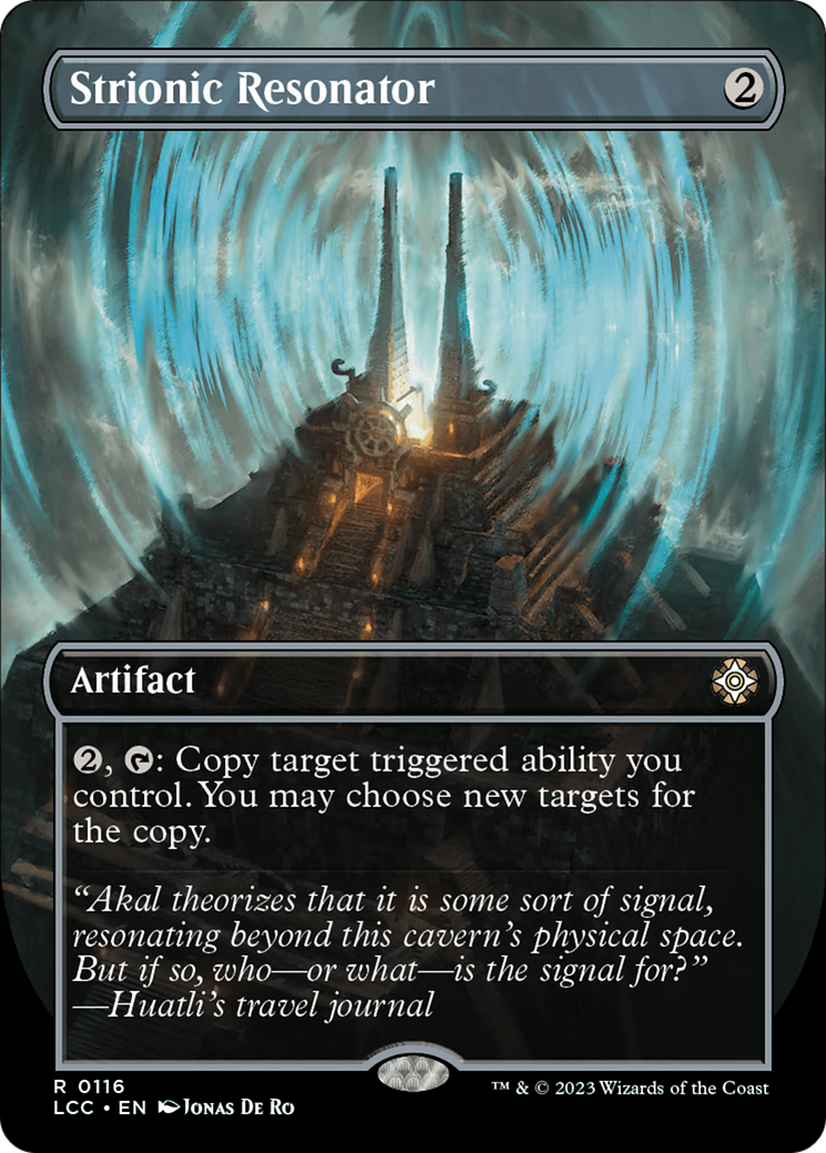 Strionic Resonator (Borderless) [The Lost Caverns of Ixalan Commander] | Play N Trade Winnipeg