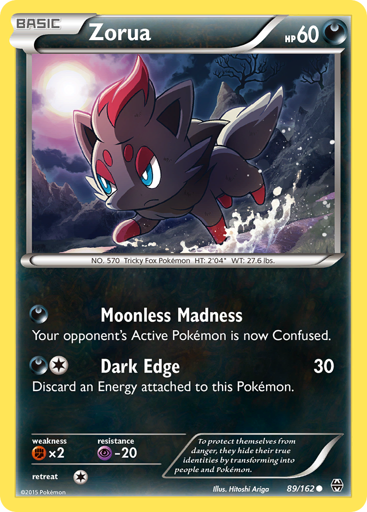 Zorua (89/162) [XY: BREAKthrough] | Play N Trade Winnipeg