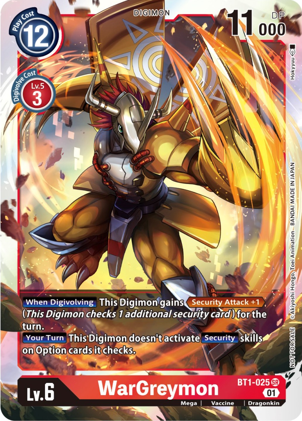 WarGreymon [BT1-025] (ST-11 Special Entry Pack) [Release Special Booster Promos] | Play N Trade Winnipeg