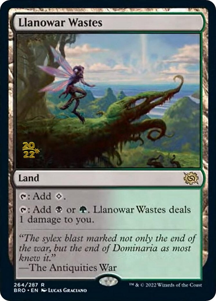 Llanowar Wastes [The Brothers' War: Prerelease Promos] | Play N Trade Winnipeg