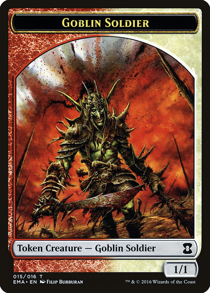 Goblin Soldier [Eternal Masters Tokens] | Play N Trade Winnipeg