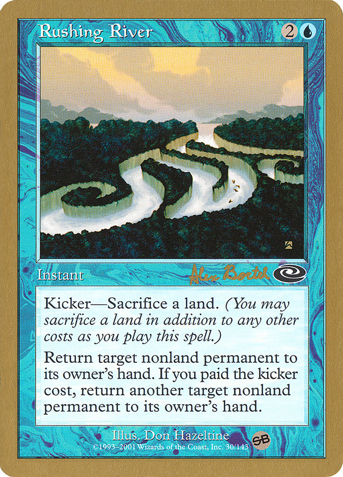 Rushing River (Alex Borteh) (SB) [World Championship Decks 2001] | Play N Trade Winnipeg