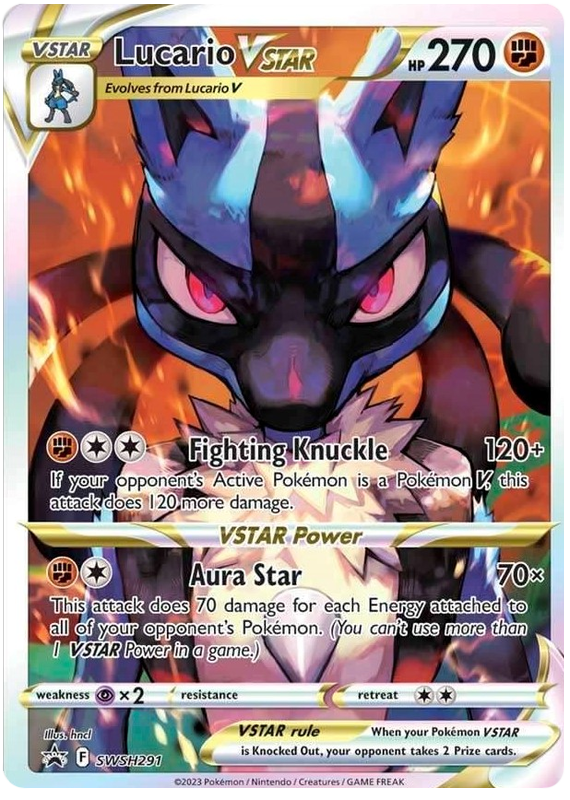 Lucario VSTAR (SWSH291) [Sword & Shield: Black Star Promos] | Play N Trade Winnipeg