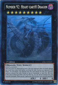 Number 92: Heart-eartH Dragon [CBLZ-EN045] Ghost Rare | Play N Trade Winnipeg