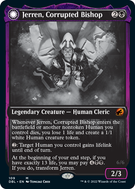Jerren, Corrupted Bishop // Ormendahl, the Corrupted [Innistrad: Double Feature] | Play N Trade Winnipeg