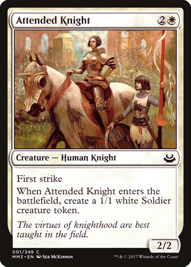 Attended Knight [Modern Masters 2017] | Play N Trade Winnipeg