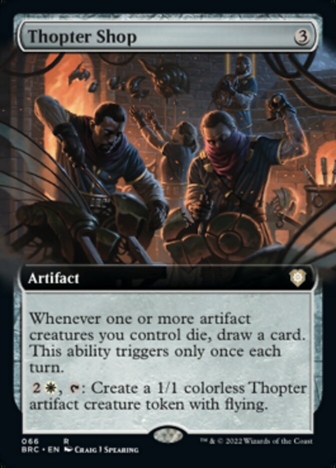 Thopter Shop (Extended Art) [The Brothers' War Commander] | Play N Trade Winnipeg