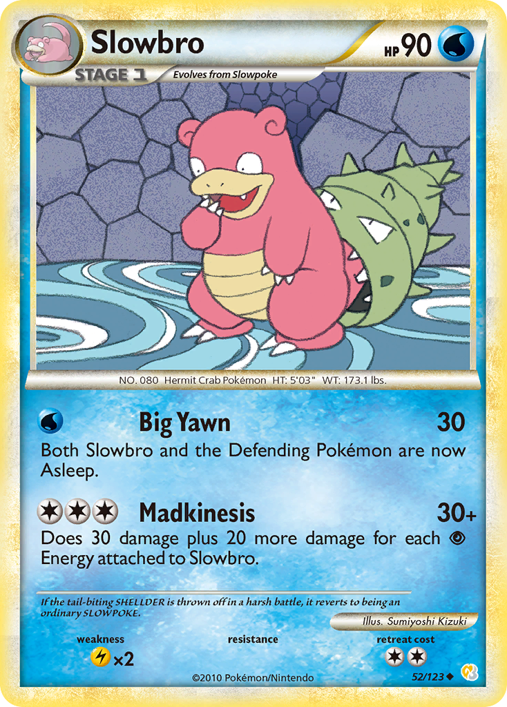 Slowbro (52/123) [HeartGold & SoulSilver: Base Set] | Play N Trade Winnipeg