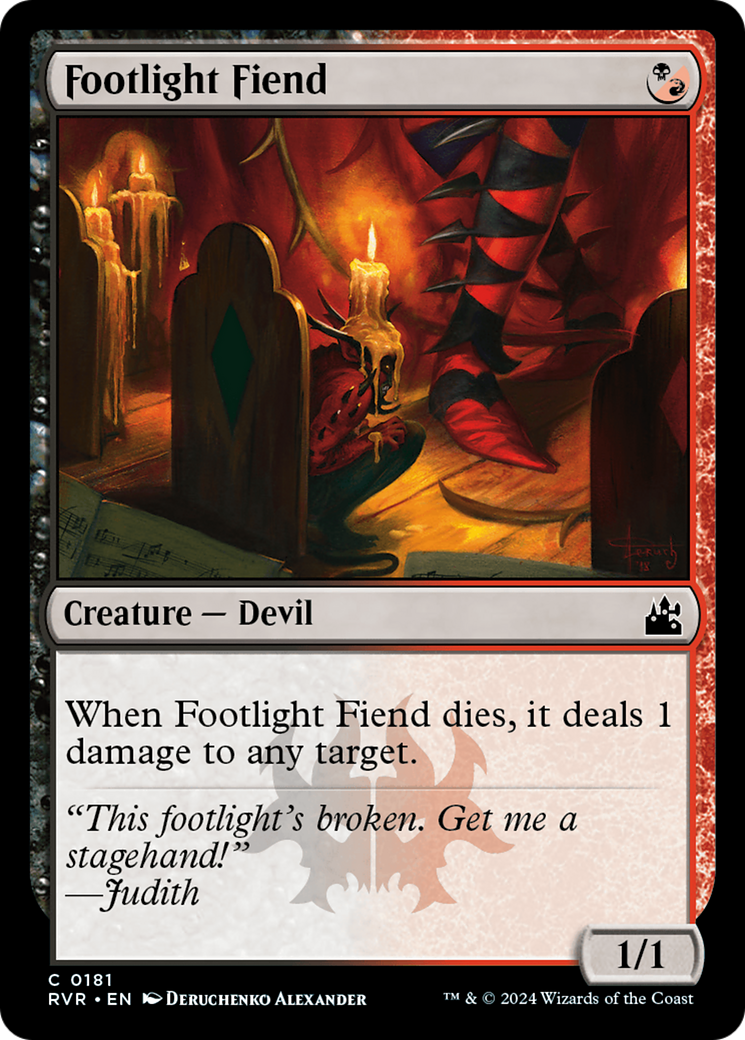 Footlight Fiend [Ravnica Remastered] | Play N Trade Winnipeg