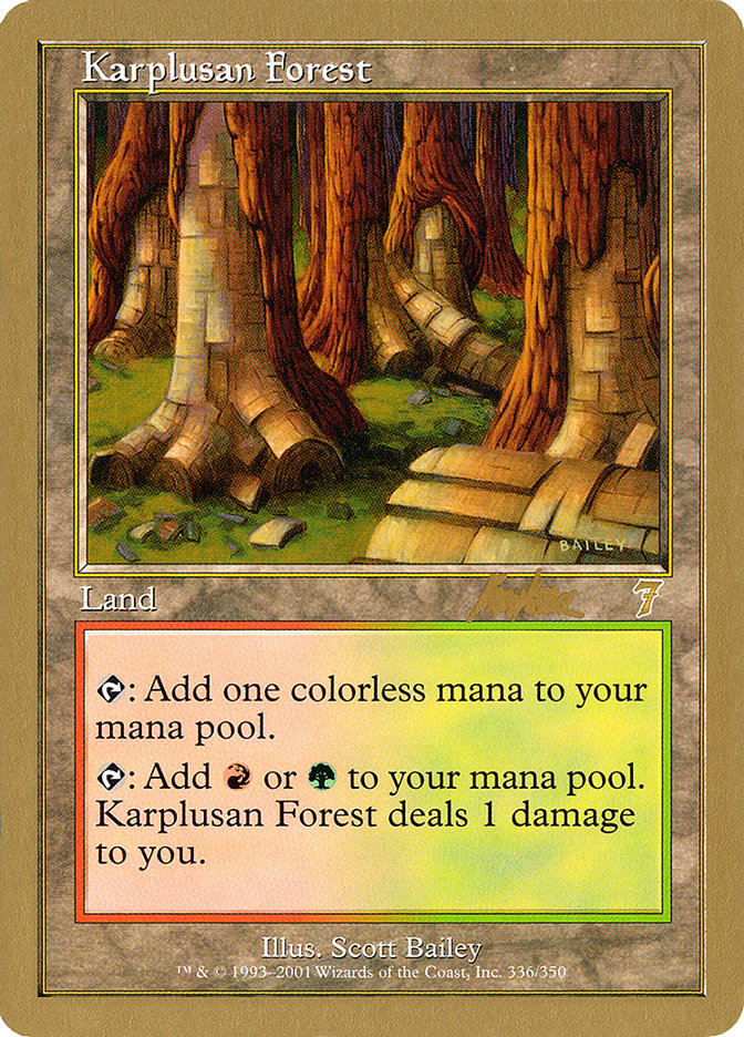 Karplusan Forest (Brian Kibler) [World Championship Decks 2002] | Play N Trade Winnipeg