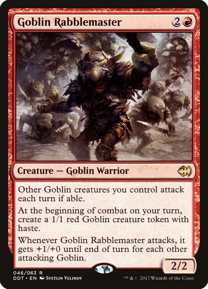 Goblin Rabblemaster [Duel Decks: Merfolk vs. Goblins] | Play N Trade Winnipeg