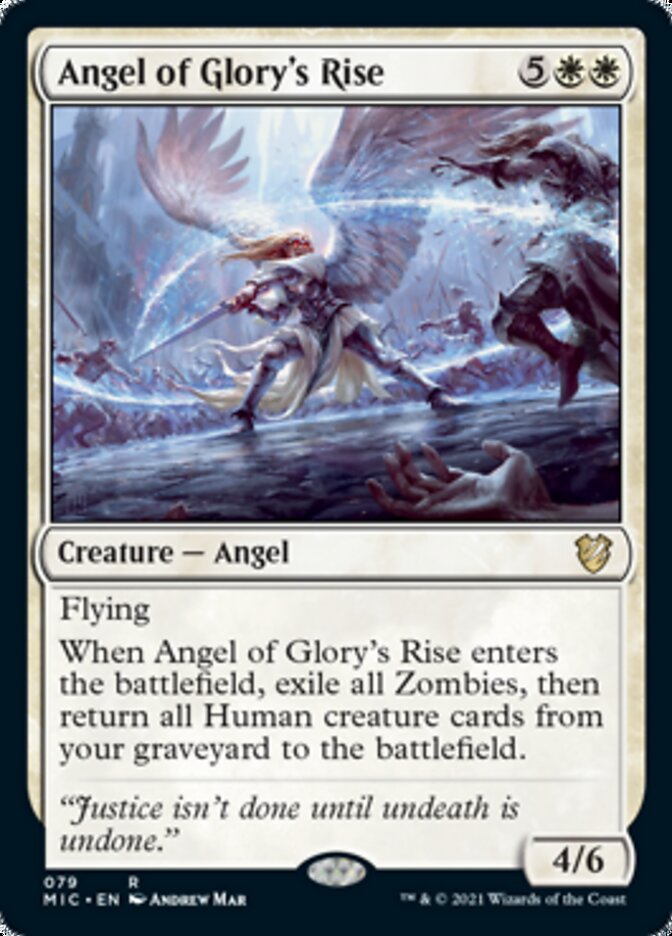 Angel of Glory's Rise [Innistrad: Midnight Hunt Commander] | Play N Trade Winnipeg