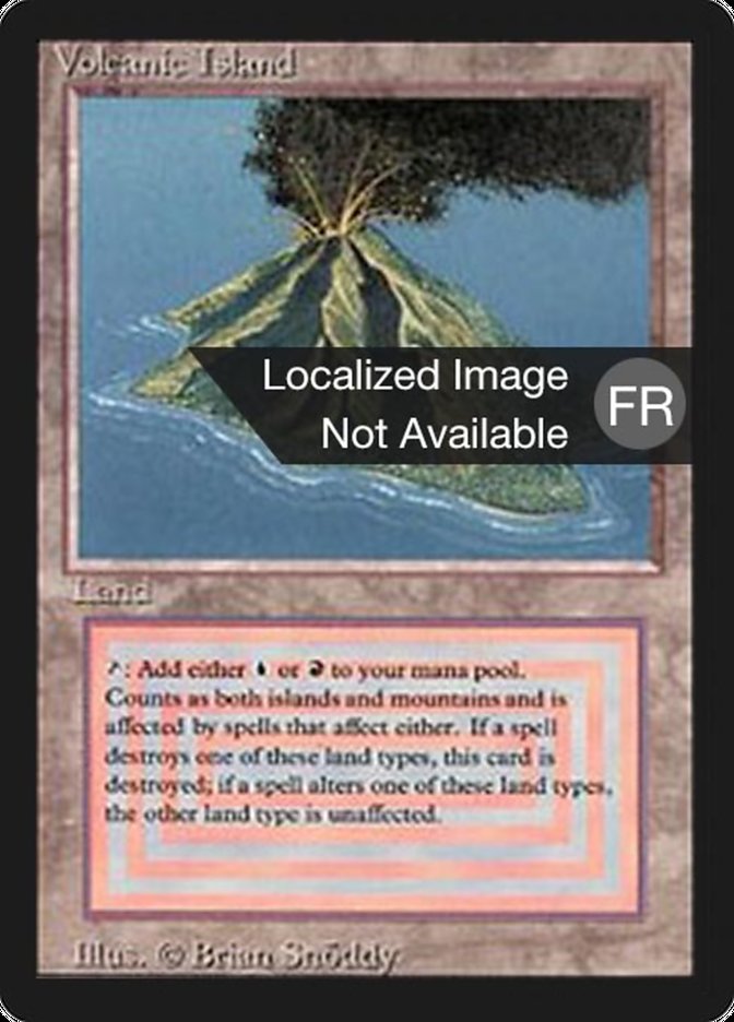 Volcanic Island [Foreign Black Border] | Play N Trade Winnipeg