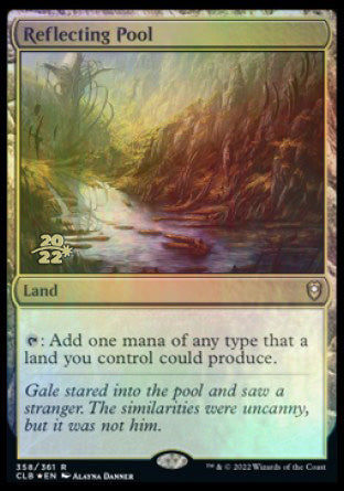 Reflecting Pool [Commander Legends: Battle for Baldur's Gate Prerelease Promos] | Play N Trade Winnipeg