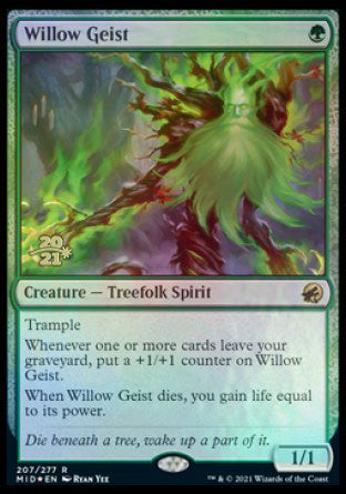 Willow Geist [Innistrad: Midnight Hunt Prerelease Promos] | Play N Trade Winnipeg