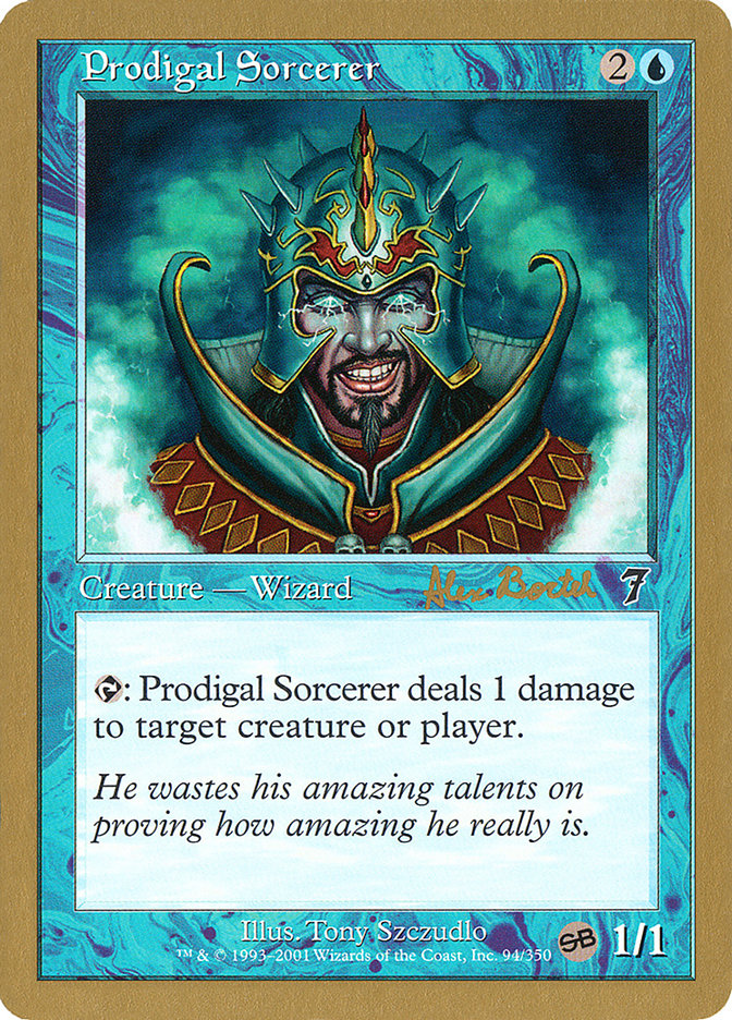 Prodigal Sorcerer (Alex Borteh) (SB) [World Championship Decks 2001] | Play N Trade Winnipeg