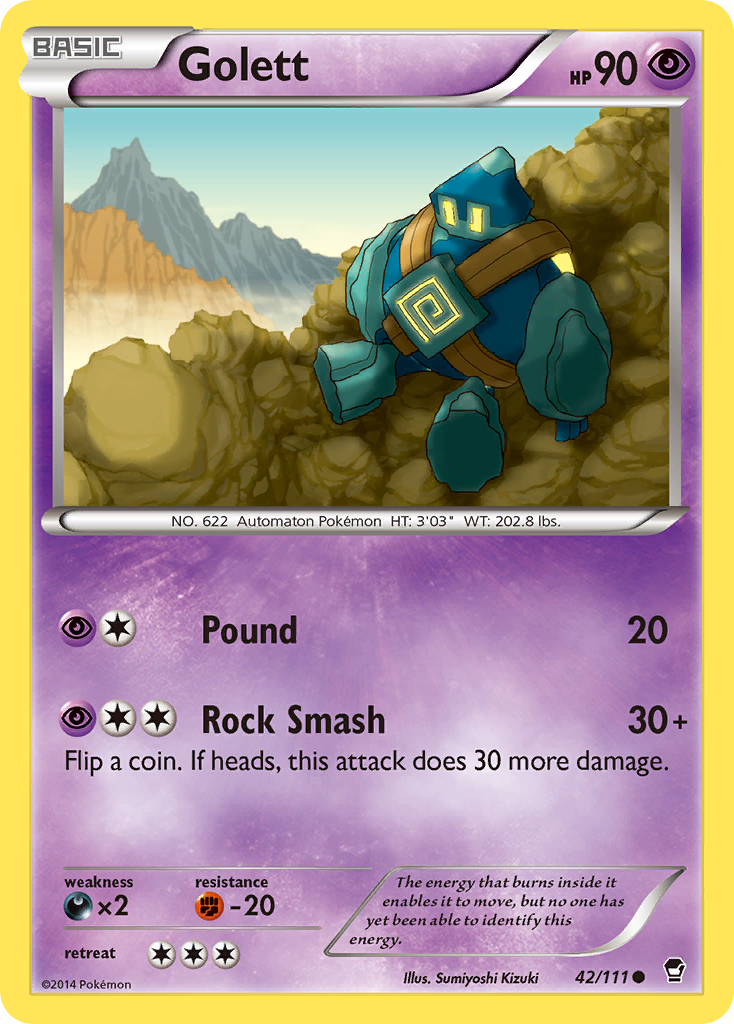 Golett (42/111) [XY: Furious Fists] | Play N Trade Winnipeg