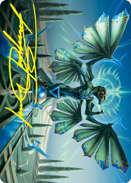 Tanazir Quandrix Art Card (Gold-Stamped Signature) [Strixhaven: School of Mages Art Series] | Play N Trade Winnipeg