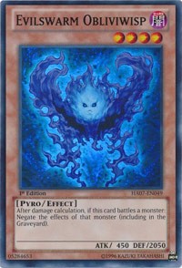 Evilswarm Obliviwisp [HA07-EN049] Super Rare | Play N Trade Winnipeg