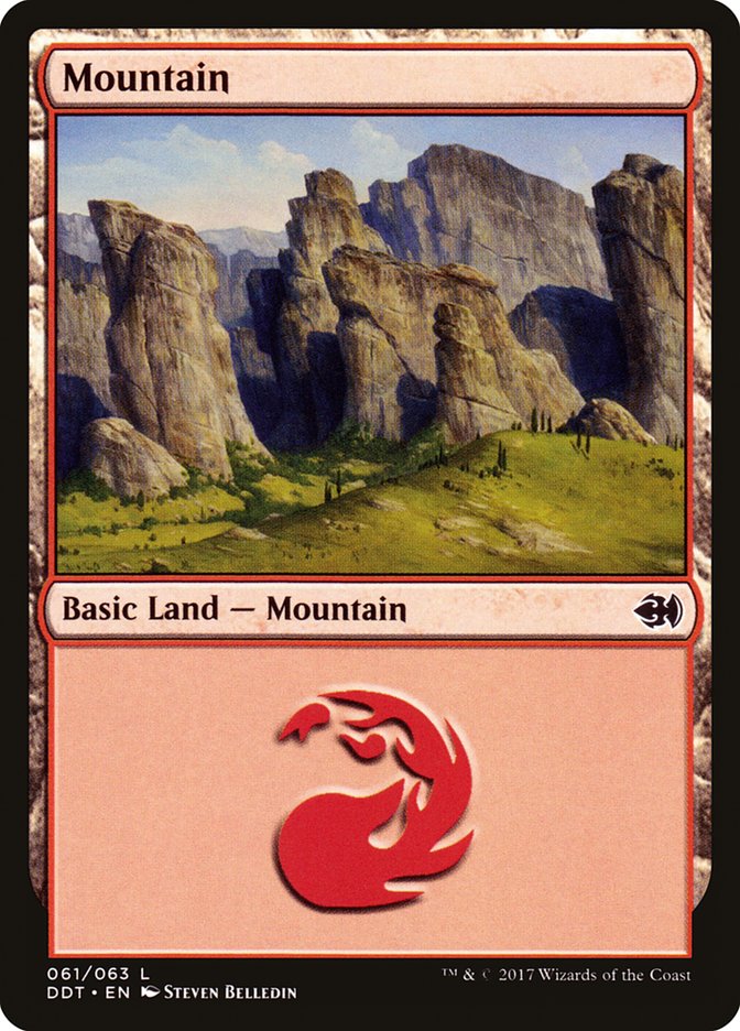 Mountain (61) [Duel Decks: Merfolk vs. Goblins] | Play N Trade Winnipeg