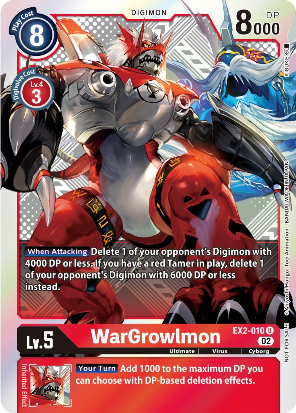 WarGrowlmon [EX2-010] (Xros Encounter Pre-Release) [Digital Hazard Promos] | Play N Trade Winnipeg