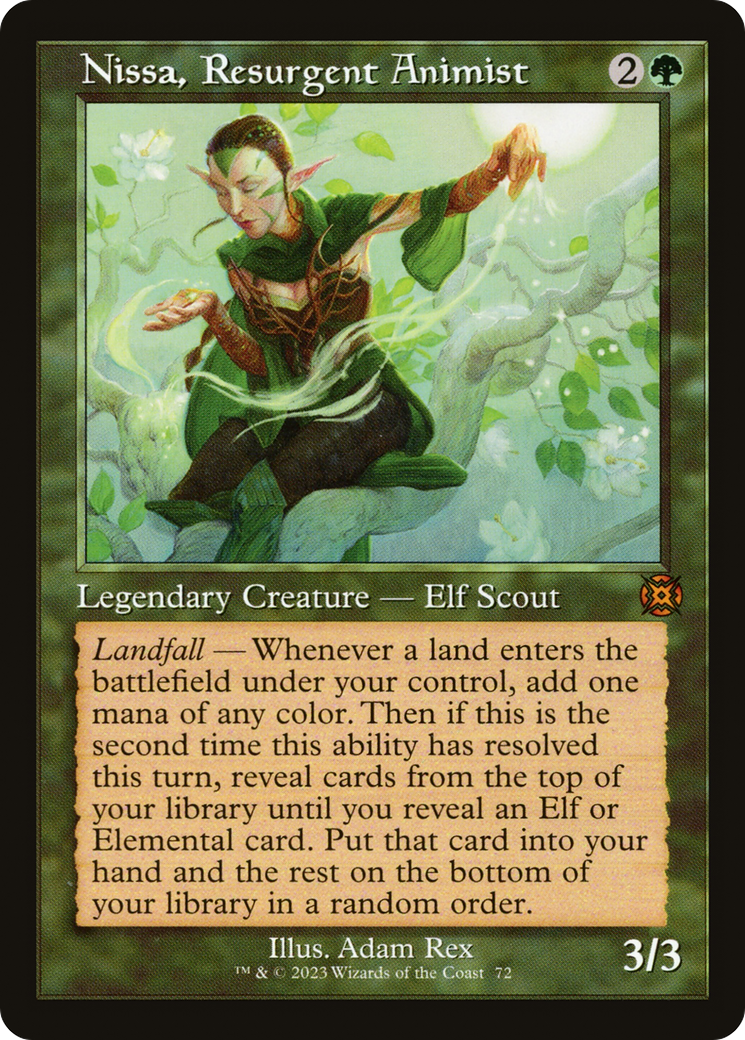 Nissa, Resurgent Animist (Retro) [March of the Machine: The Aftermath] | Play N Trade Winnipeg