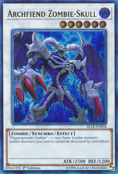 Archfiend Zombie-Skull [BLLR-EN058] Ultra Rare | Play N Trade Winnipeg