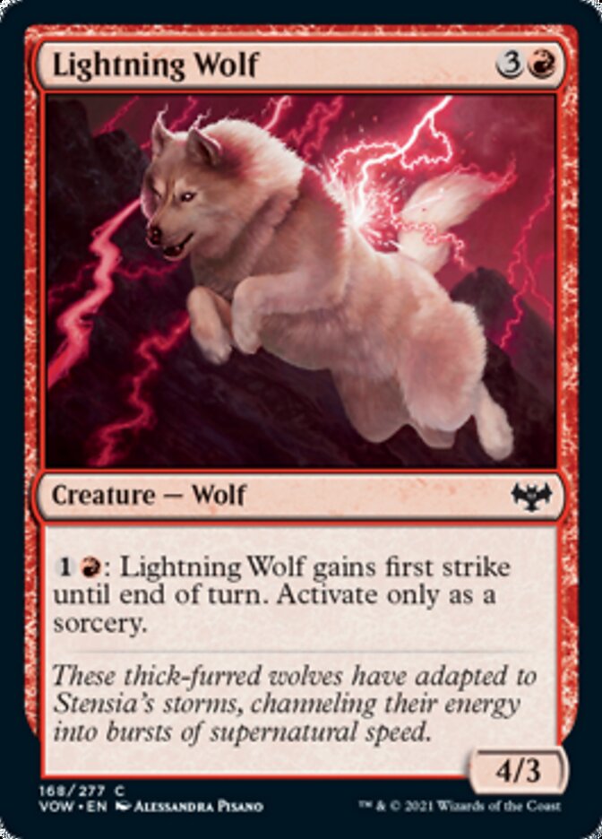 Lightning Wolf [Innistrad: Crimson Vow] | Play N Trade Winnipeg